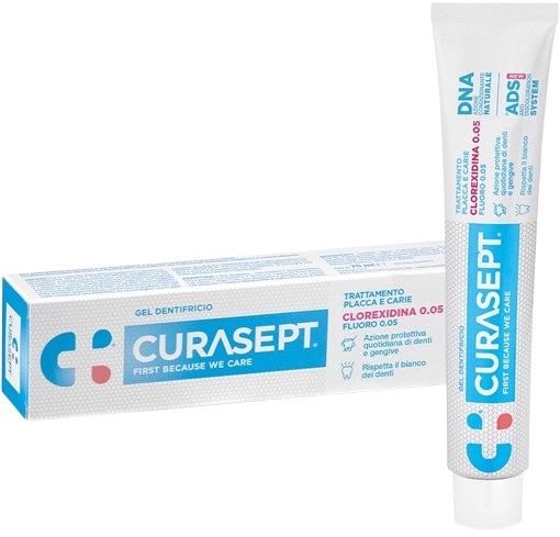 CURASEPT DENTIFRICIO 0,05 75 ML ADS+DNA - Farmafamily.it