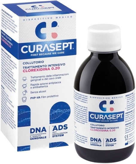 CURASEPT COLLUTORIO 0,20 ADS + DNA 200 ML - Farmafamily.it