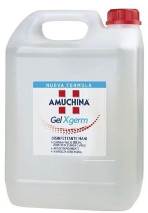 AMUCHINA GEL X-GERM DISINFETTANTE MANI 5 LITRI - Farmafamily.it