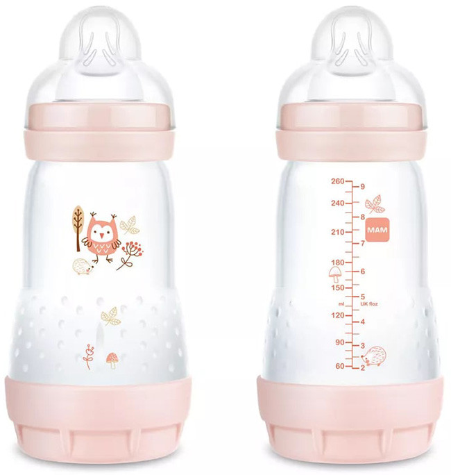 MAM BIBERON EASY START 260ML CONFEZIONE DOPPIA FEMMINA - Farmafamily.it