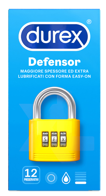 PROFILATTICO DUREX DEFENSOR 12 PEZZI - Farmafamily.it