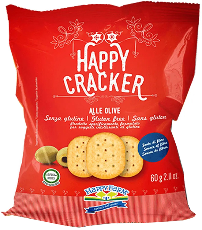 HAPPY FARM CRACKER OLIVE 60 G - Farmafamily.it