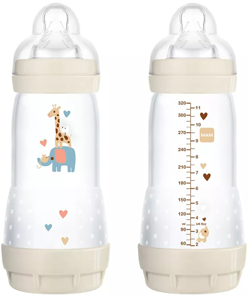 MAM BIBERON EASY START 320 ML 4+ TETTARELLA 3 NEUTRO - Farmafamily.it