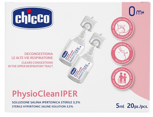 CHICCO SOLUZIONE HYPERTONIC 5 ML 20 PEZZI - Farmafamily.it