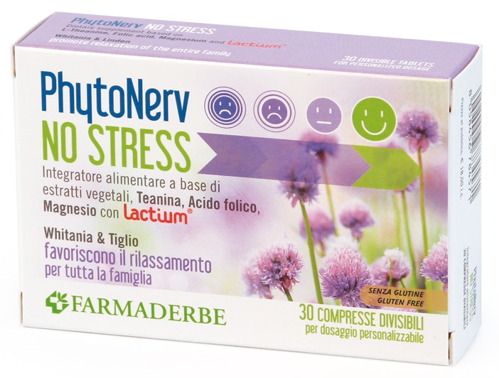 PHYTONERV NO STRESS 30 COMPRESSE - Farmafamily.it