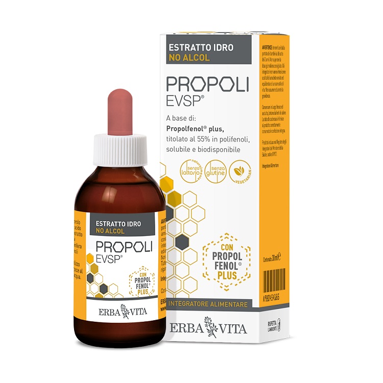 PROPOLI EVSP ESTRATTO IDRO NO ALCOL 30 ML - Farmafamily.it