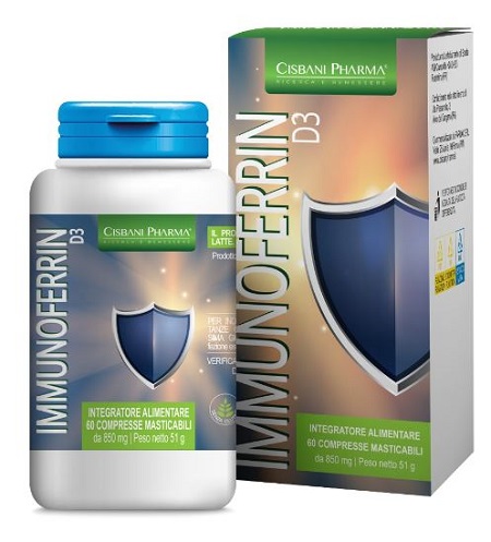 IMMUNOFERRIN D3 60 COMPRESSE OROSOLUBILI - Farmafamily.it