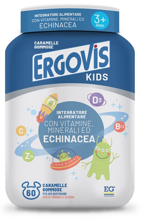 ERGOVIS KIDS 60 CARAMELLE GUSTOSE - Farmafamily.it