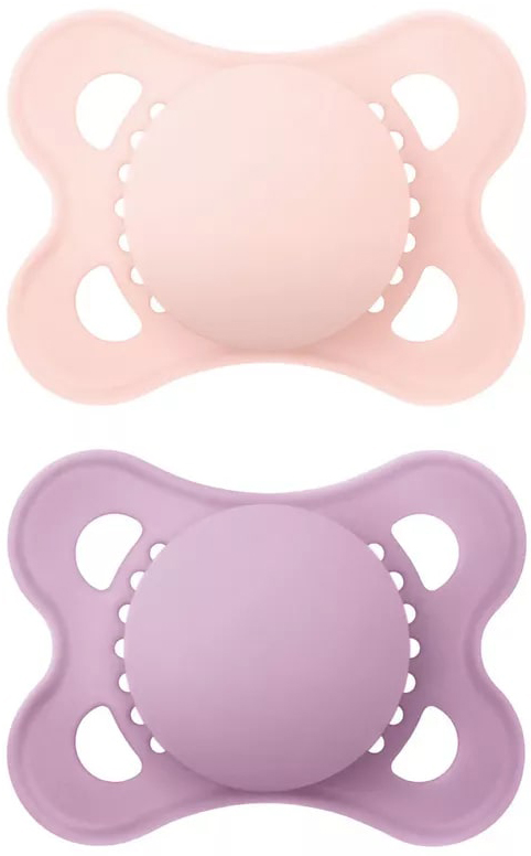 MAM SUCCHIETTO ORIGINAL 2-6 MESI SILICONE FEMMINA 2 PEZZI - Farmafamily.it