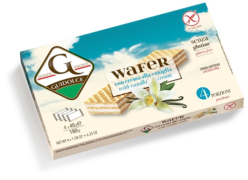 WAFER CON CREMA ALLA VANIGLIA 4 PORZIONI X 45 G - Farmafamily.it