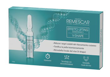 REMESCAR EFFETTO LIFTING ISTANTANEO V-SHAPE 5 FIALE X 2 ML - Farmafamily.it