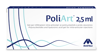 SIRINGA INTRA-ARTICOLARE PRERIEMPITA POLIART 2,5ML POLINUCLEOTIDI 10MG/ML E ACIDO IALURONICO 10MG/ML 2,5 ML - Farmafamily.it