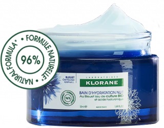 KLORANE CREMA IDRATANTE NOTTE FIORDALISO ACIDO IALURONICO 50 ML - Farmafamily.it