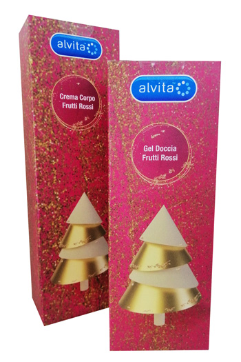 ALVITA GEL DOCCIA NATALE FRUTTI ROSSI 300 ML - Farmafamily.it