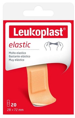 LEUKOPLAST ELASTIC 72X28 20 PEZZI - Farmafamily.it