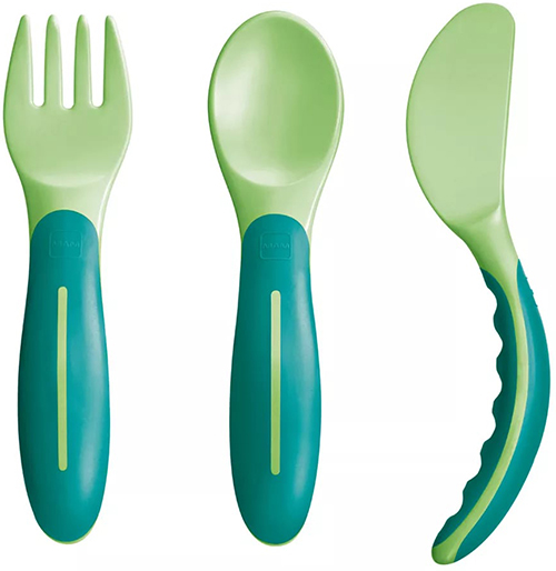 MAM BABYS CUTLERY 6+ NEUTRO - Farmafamily.it