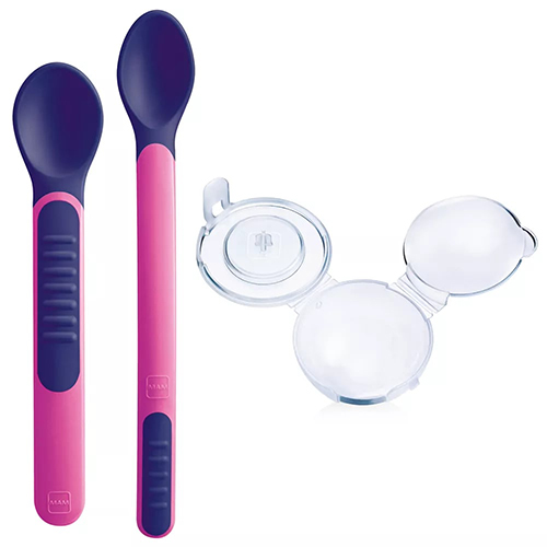 MAM HEAT SENSITIVE SPOONS&COVER FEMMINA - Farmafamily.it