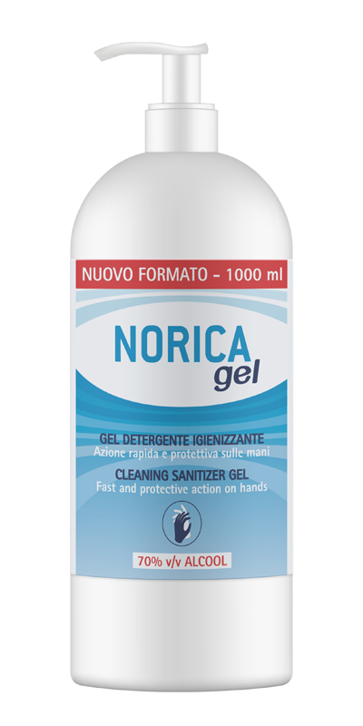 NORICA GEL DETERGENTE IGIENIZZANTE 70% ALCOOL 1000 ML - Farmafamily.it
