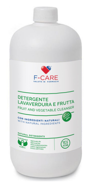 F CARE DETERGENTE VERDURA FRUTTA BIO 1000 ML - Farmafamily.it