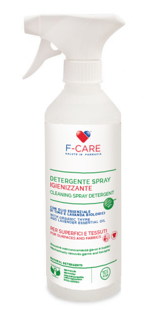 F CARE SPRAY IGIENIZZANTE BIO 500 ML - Farmafamily.it