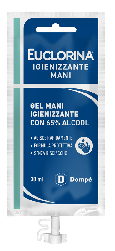 EUCLORINA GEL MANI IGIENIZZANTE 30 ML - Farmafamily.it