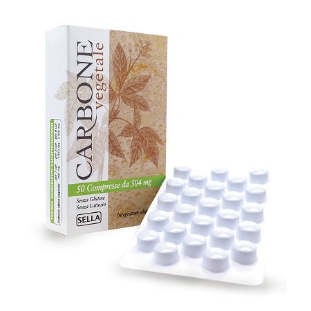 CARBONE VEGETALE 50 COMPRESSE - Farmafamily.it
