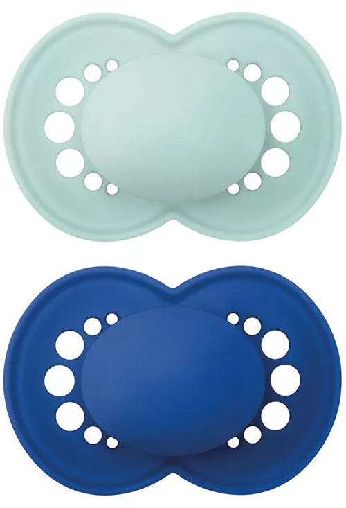 MAM SUCCHIETTO ORIGINAL NIGHT 16+ SILICONE MASCHIO 2 PEZZI - Farmafamily.it