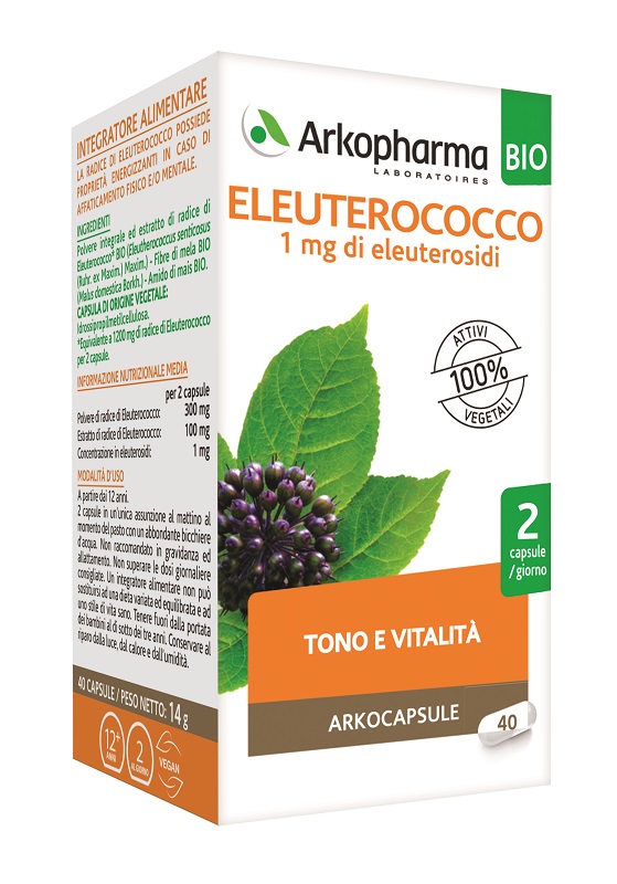 ARKOCAPS ELEUTEROCOCCO BIO 40 CAPSULE - Farmafamily.it