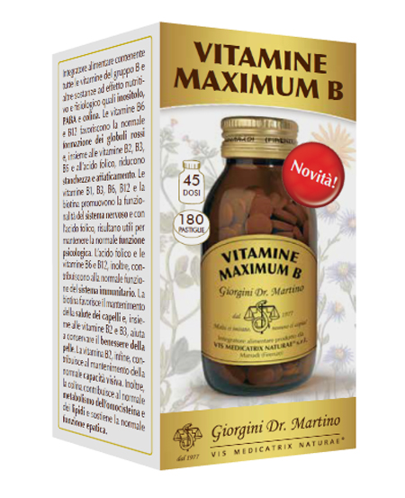 VITAMINE MAXIMUM B 180 PASTIGLIE - Farmafamily.it