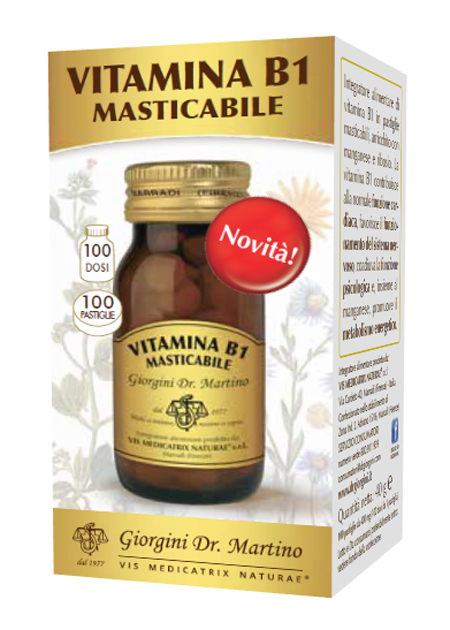VITAMINA B1 MASTICABILE 100 PASTIGLIE - Farmafamily.it