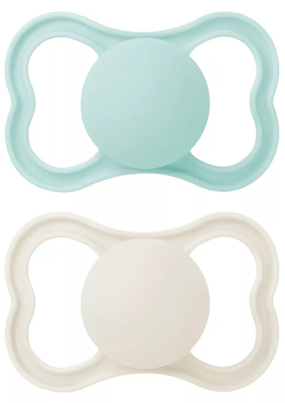 MAM AIR SUCCHIETTO 16+ MESI SILICONE NEUTRO 2 PEZZI - Farmafamily.it