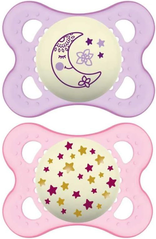 MAM NIGHT SUCCHIETTO 2-6 MESI SILICONE DOPPIO FEMMINA - Farmafamily.it