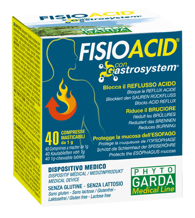 FISIOACID 40 COMPRESSE MASTICABILI - Farmafamily.it