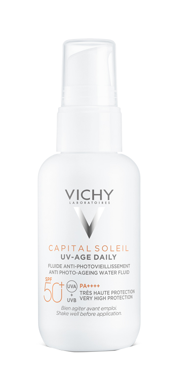 CAPITAL SOLEIL UV-AGE FLUIDO ANTI-FOTOINVECCHIAMENTO SPF50+ 40 ML - Farmafamily.it