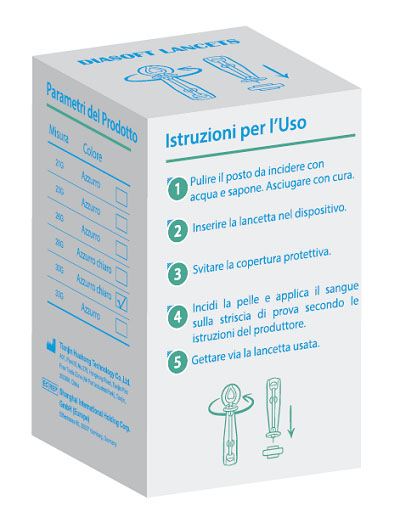 LANCETTE PUNGIDITO DIASOFT LANCET 25 PEZZI - Farmafamily.it