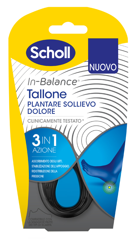 SCHOLL PLANTARE TALLONE S 2 PEZZI - Farmafamily.it