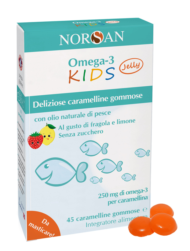 NORSAN OMEGA 3 KIDS 45 CARAMELLINE GOMMOSE - Farmafamily.it