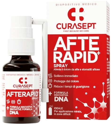 CURASEPT SPRAY AFTE RAPID DNA 15 ML - Farmafamily.it