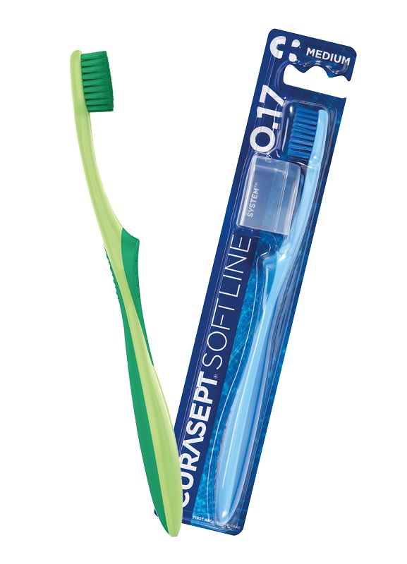 CURASEPT SPAZZOLINO MEDIUM 017 BIPACK - Farmafamily.it