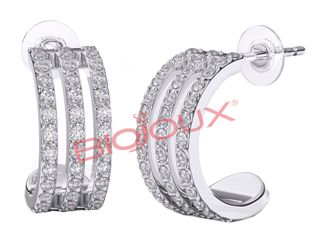 ORECCHINI MIAMI HOOP 15 MM - Farmafamily.it