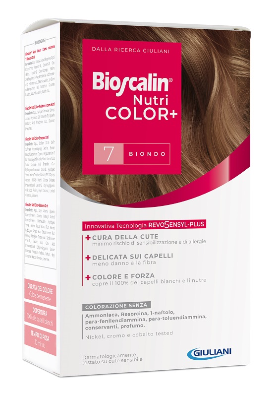 BIOSCALIN NUTRICOLOR PLUS 7 BIONDO NUOVA FORMULA - Farmafamily.it