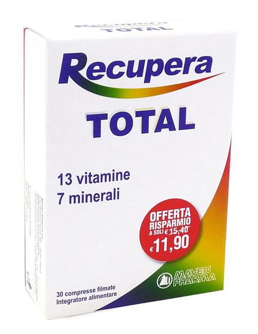 RECUPERA TOTAL 30 COMPRESSE - Farmafamily.it