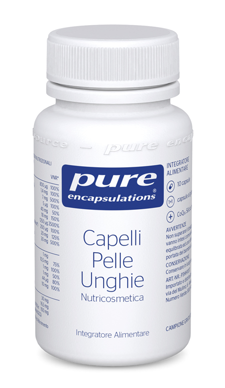 PURE ENCAPSULATIONS CAPELLI PELLE UNGHIE 30 CAPSULE - Farmafamily.it