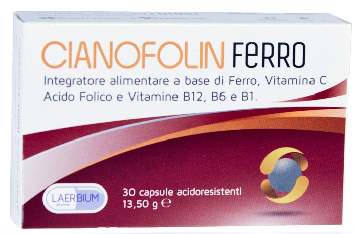 CIANOFOLIN FERRO 30 CAPSULE - Farmafamily.it