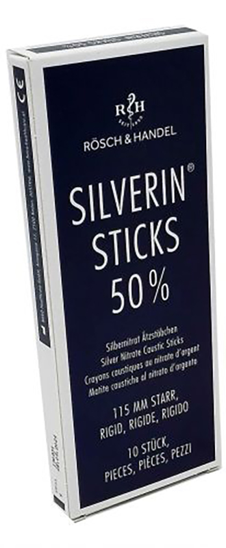 SILVERIN STICKS 50% MATITA CAUSTICA AL NITRATO D'ARGENTO RIGIDO 115MM - Farmafamily.it