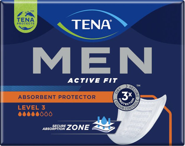 ASSORBENTE INCONTINENZA LEGGERA TENA MEN LIVELLO 3 DUOPACK 2 X 8 PEZZI - Farmafamily.it