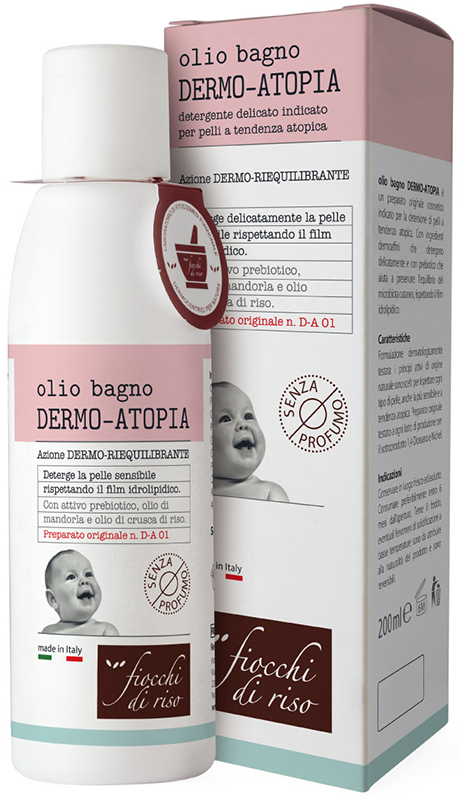 FIOCCHI DI RISO DERMO-ATOPIA OLIO BAGNO - Farmafamily.it