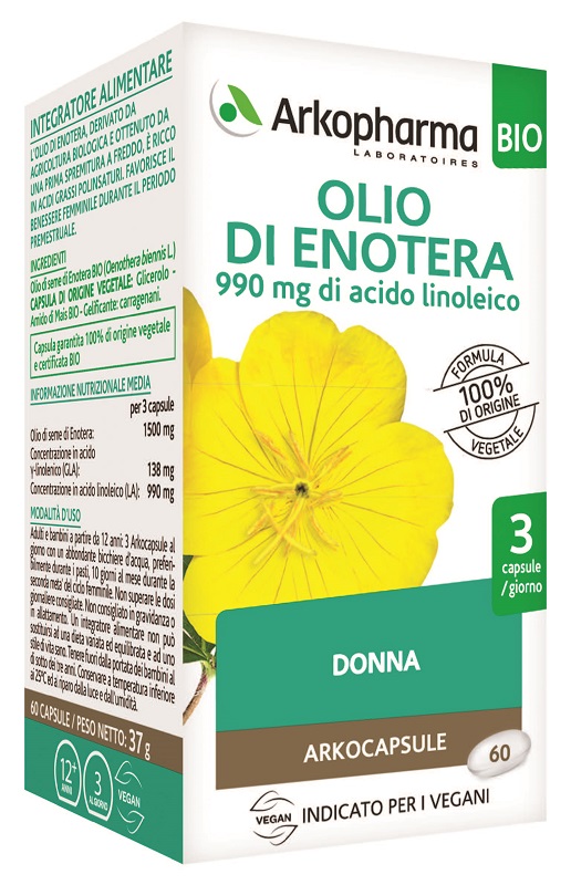 ARKOCPS OLIO ENOTERA BIO 60 CAPSULE - Farmafamily.it
