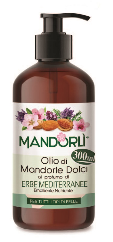 MANDORLI ERBE MEDITERRANEE OLIO CORPO 300 ML - Farmafamily.it