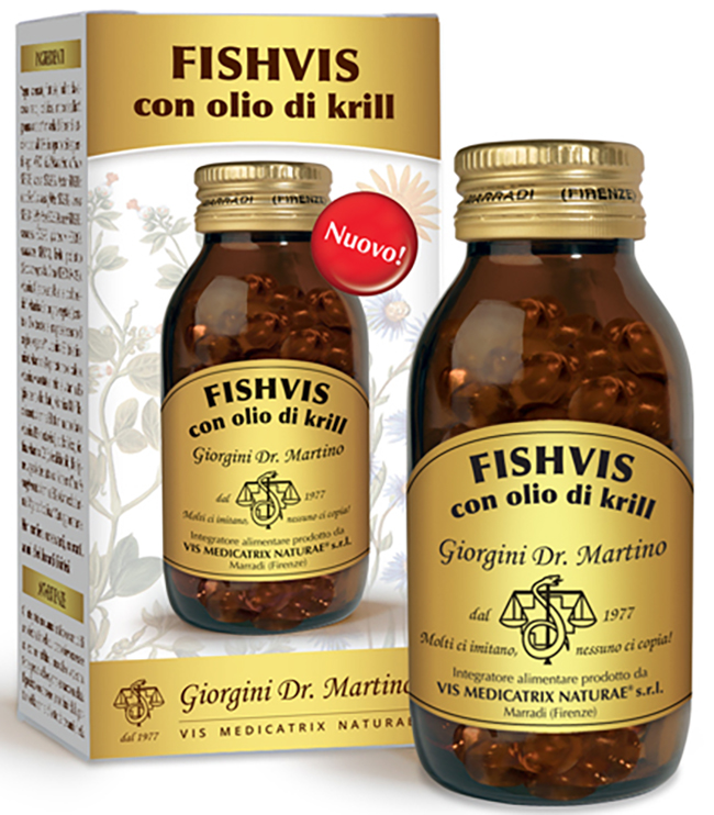 FISHVIS OLIO KRILL 100 SOFTGEL - Farmafamily.it